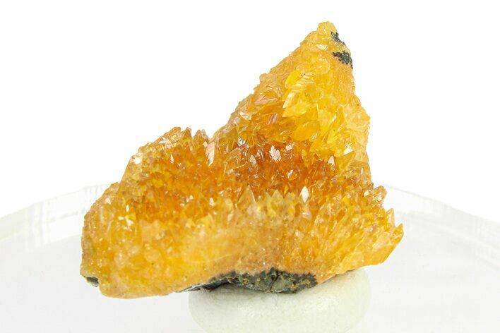 Intense Orange Calcite Crystal Cluster - Poland #282245